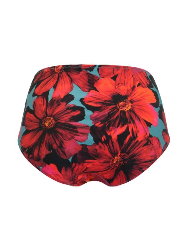 Pour Moi Orchid Luxe Control Bikini Brief Red/Teal