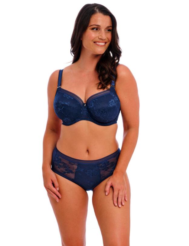 Fantasie Fusion Lace Side Support Bra French Navy
