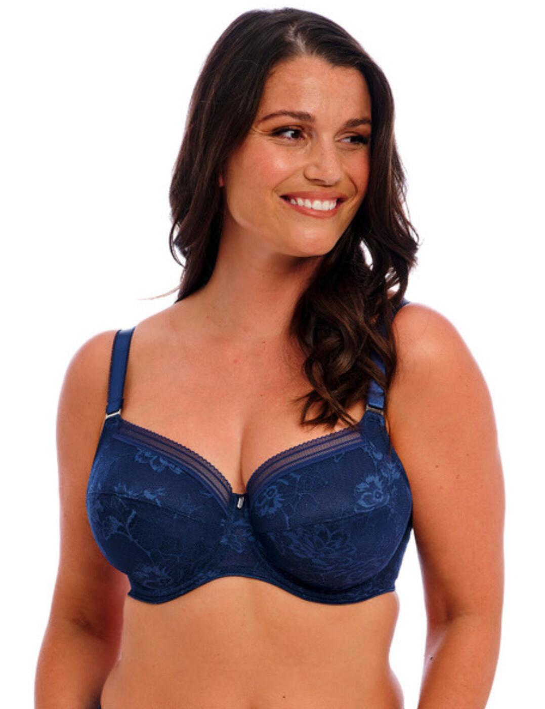 Fantasie Fusion Lace Side Support Bra French Navy