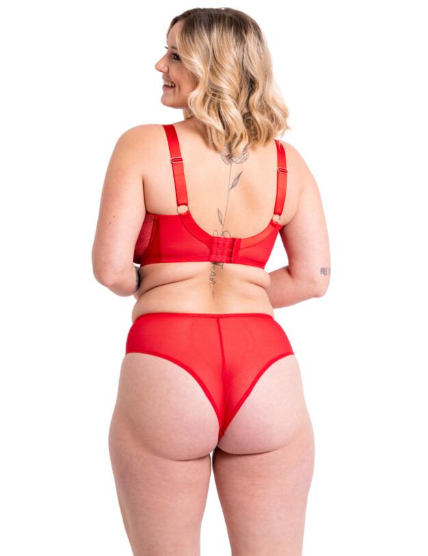Curvy Kate Amaze Amore Balcony Side Support Bra Red/Blush