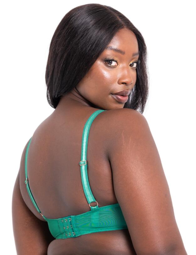 Scantilly by Curvy Kate Orante Balcony Bra Emerald