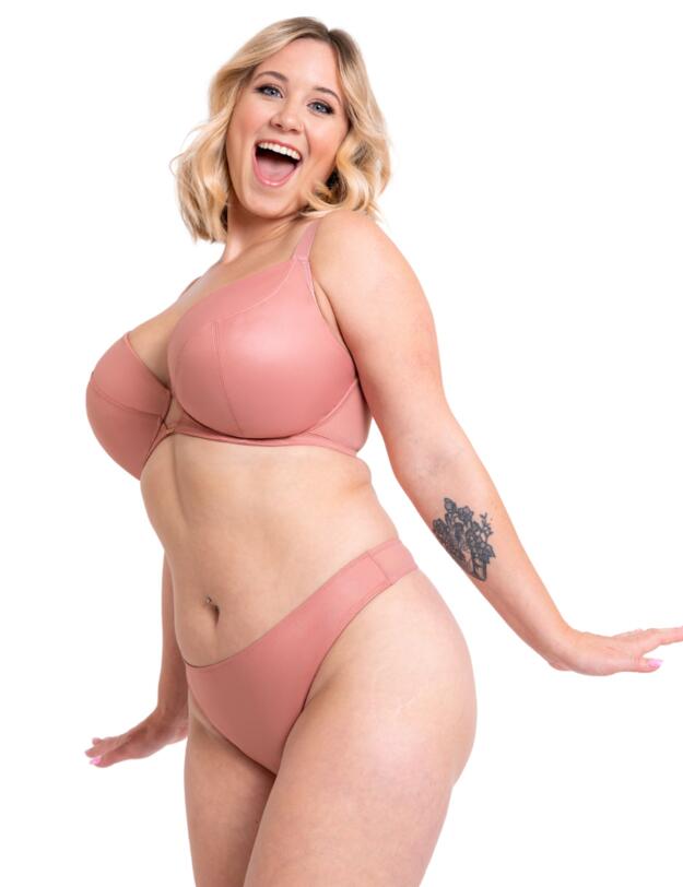 Curvy Kate Lush Thong Rose Shimmer