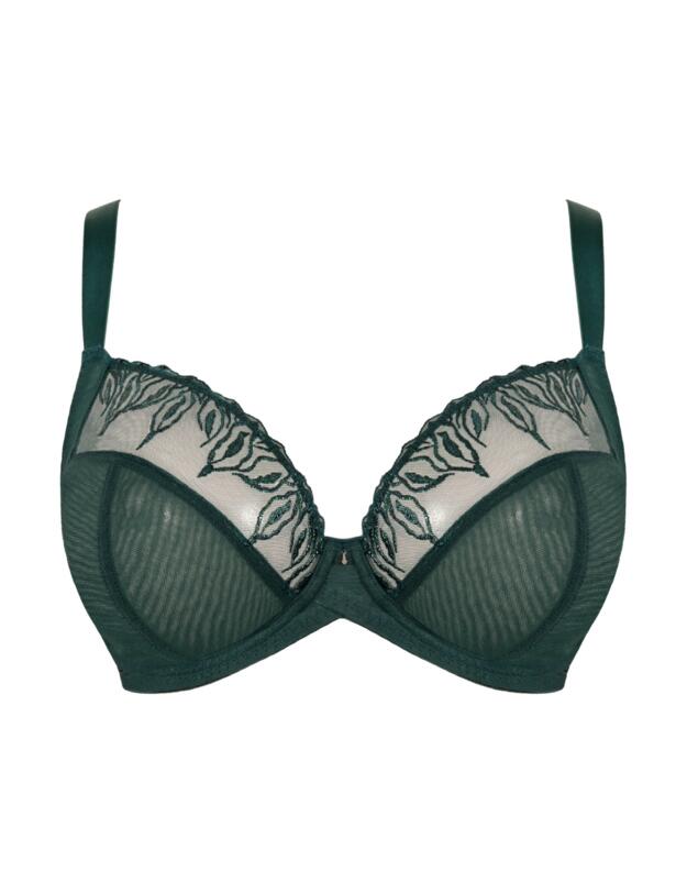 Curvy Kate Flare Full Plunge Bra Emerald Sparkle