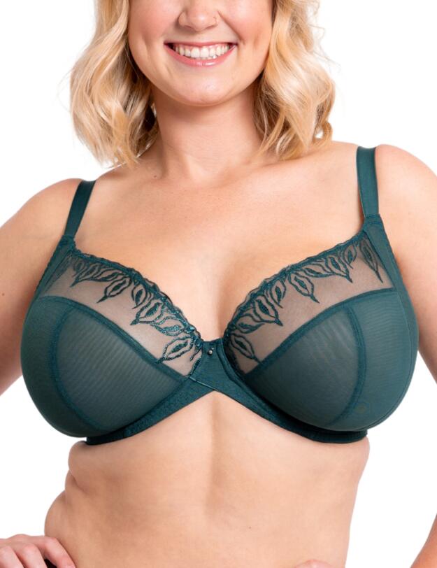 Curvy Kate Flare Full Plunge Bra Emerald Sparkle