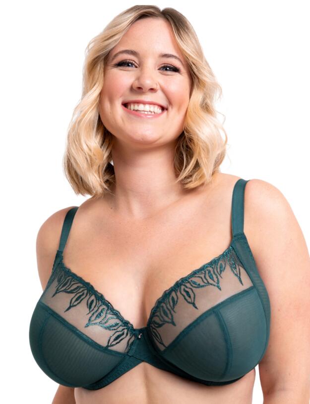 Curvy Kate Flare Full Plunge Bra Emerald Sparkle