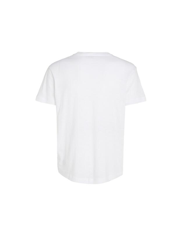 Calvin Klein Mens Crew Neck Logo Tee PVH Classic White