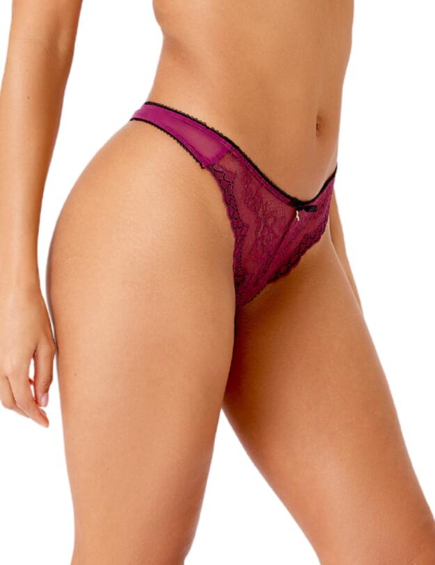 Gossard Superboost Lace Thong Purple Potion