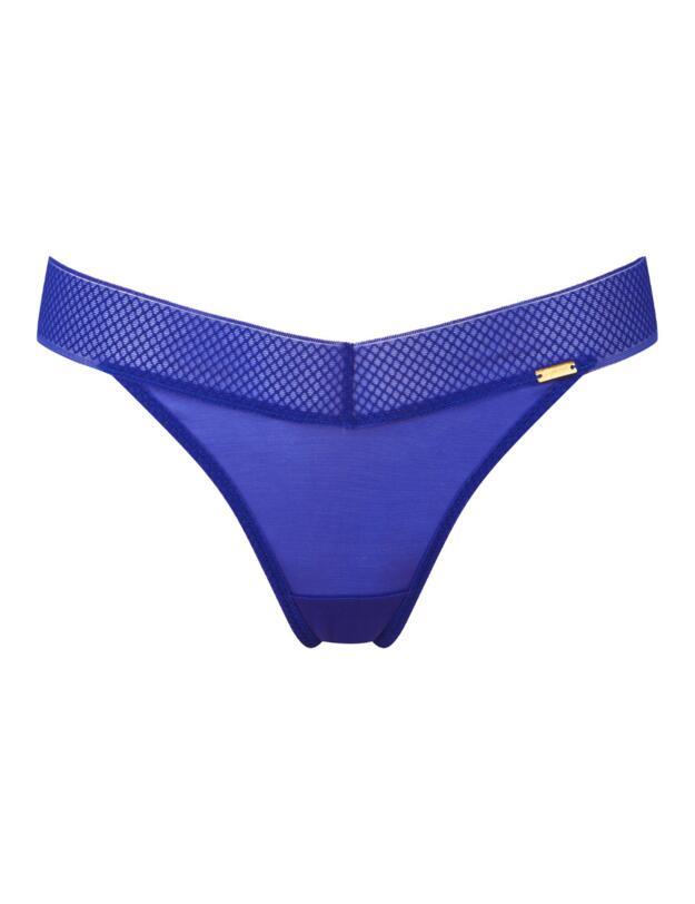 Gossard Glossies Tanga Thong Purple Potion