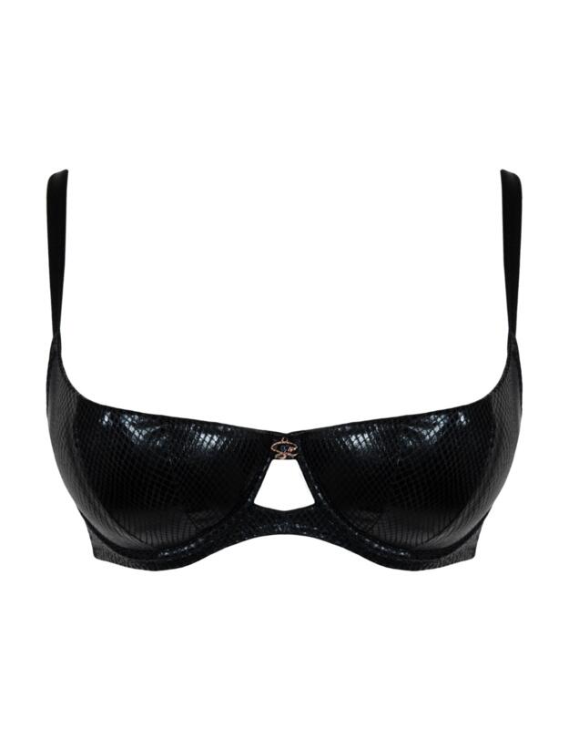 Scantilly by Curvy Kate Serpent Padded Half Cup Black