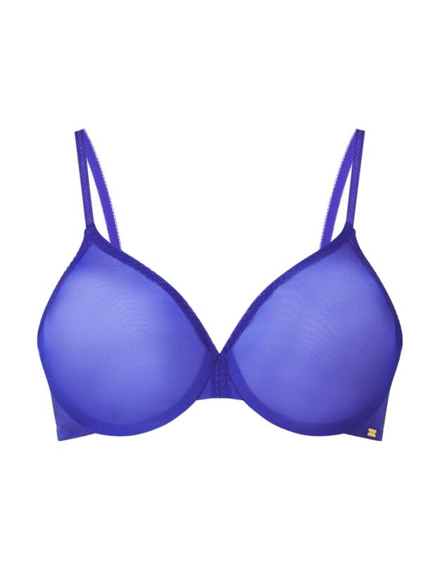 Gossard Glossies Sheer Bra Spectrum Blue