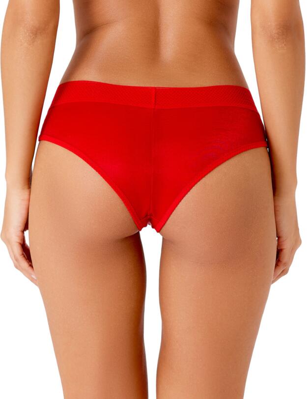 Gossard Glossies Cheeky Shorts Salsa Red