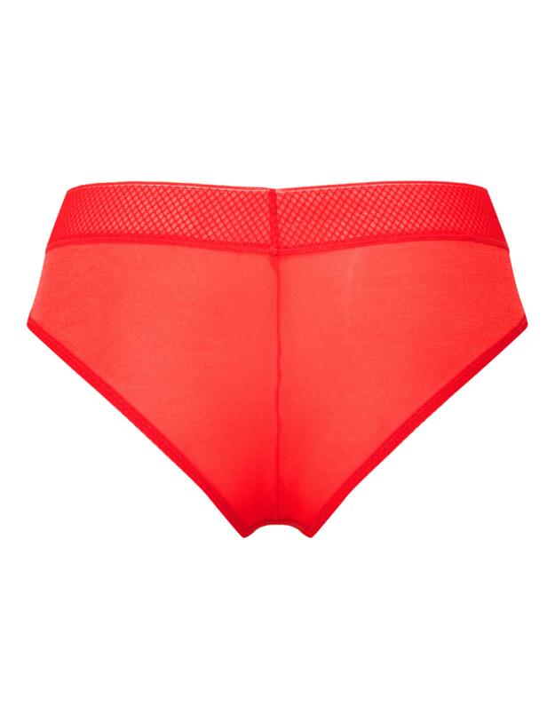 Gossard Glossies Cheeky Shorts Salsa Red
