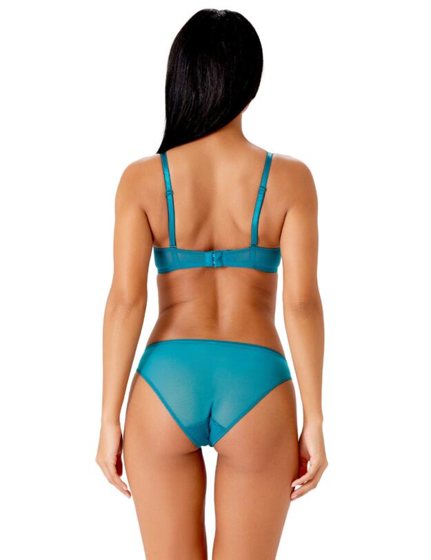 Gossard Glossies Lace Brief Deep Teal