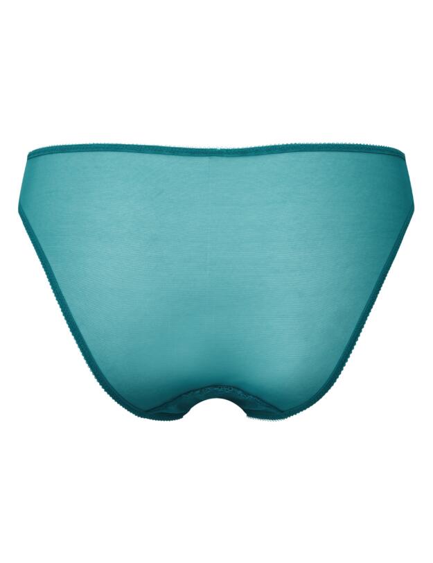 Gossard Glossies Lace Brief Deep Teal
