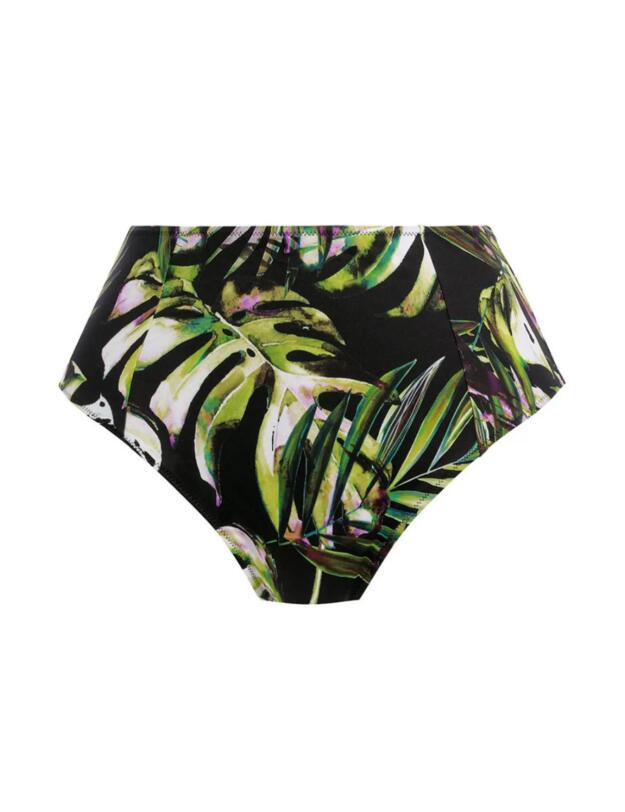 Fantaise Palm Valley High Waisted Bikini Briefs Black 