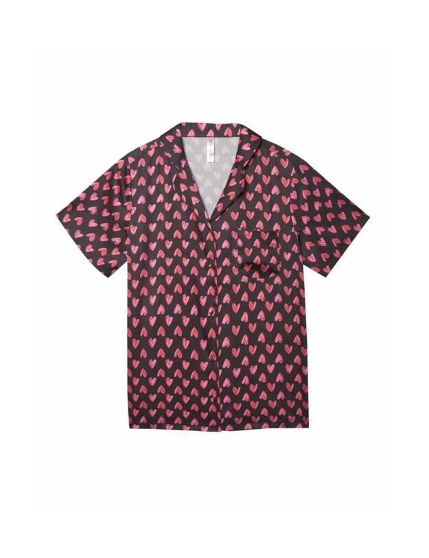 Wolf & Whistle Pyjama Set Heart Print