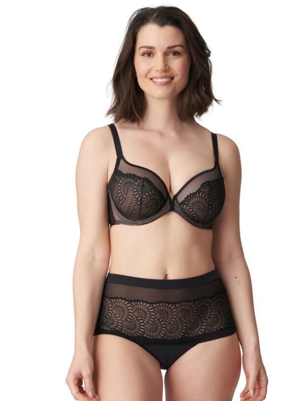 Prima Donna Sophora Deep Plunge Balcony Bra Black 