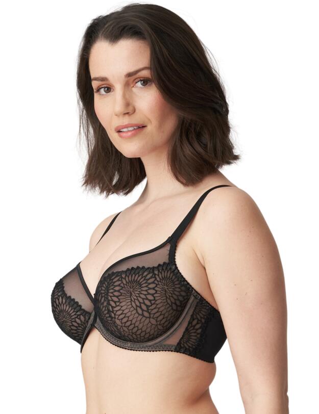 Prima Donna Sophora Deep Plunge Balcony Bra Black 