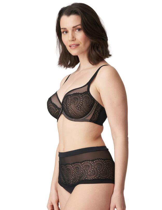 Prima Donna Sophora Deep Plunge Balcony Bra Black 
