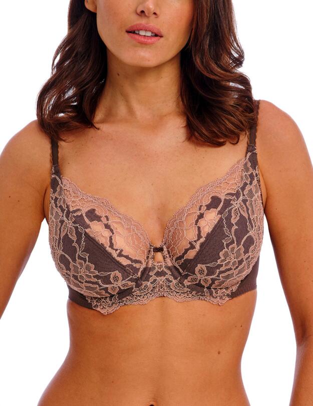 Wacoal Florilege Underwired Bra Chocolate/Burlwood