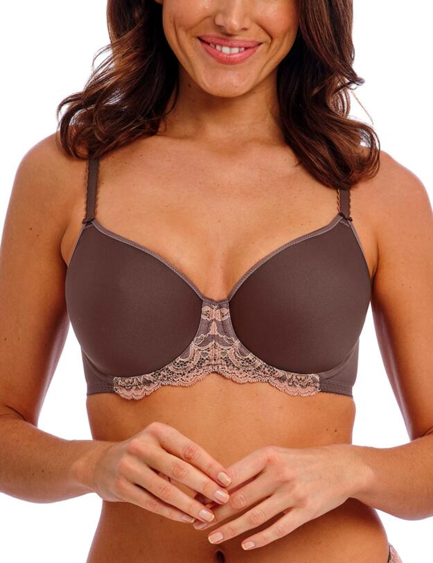 Wacoal Florilege Moulded Spacer Bra Chocolate/Burlwood