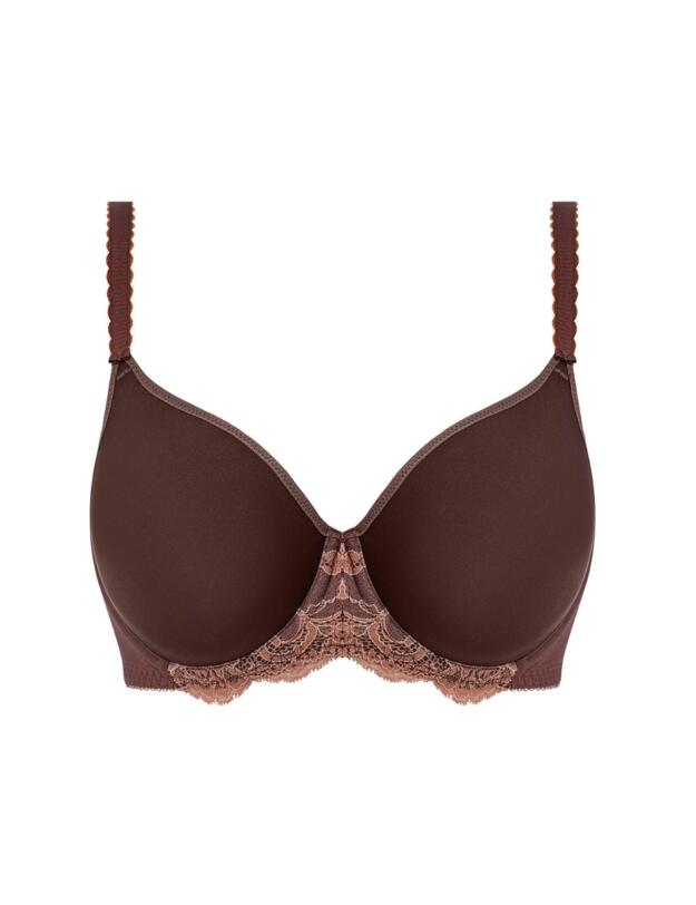 Wacoal Florilege Moulded Spacer Bra Chocolate/Burlwood