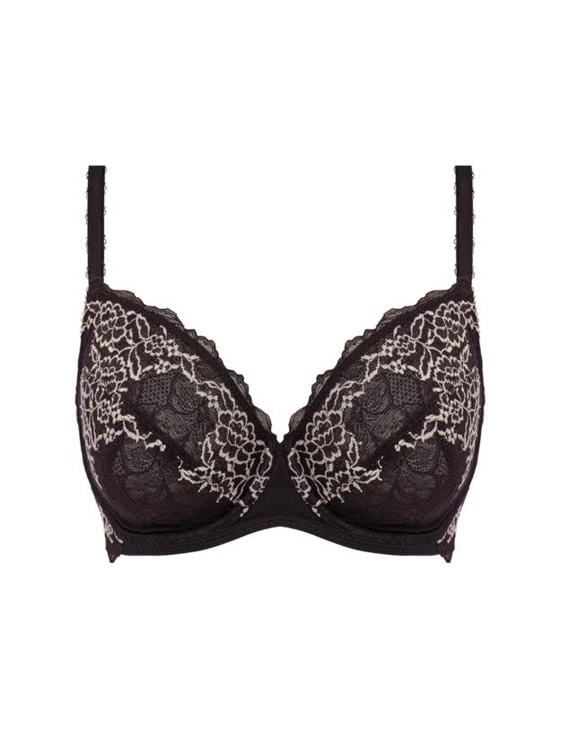 Wacoal Lace Perfection Underwired Bra Black/Ivory