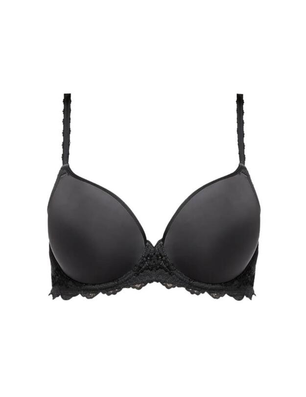 Wacoal Lace Perfection Contour Bra Charcoal