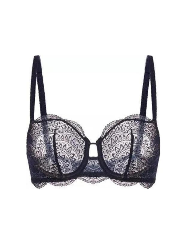 Simone Perele Karma Half Cup Bra Midnight