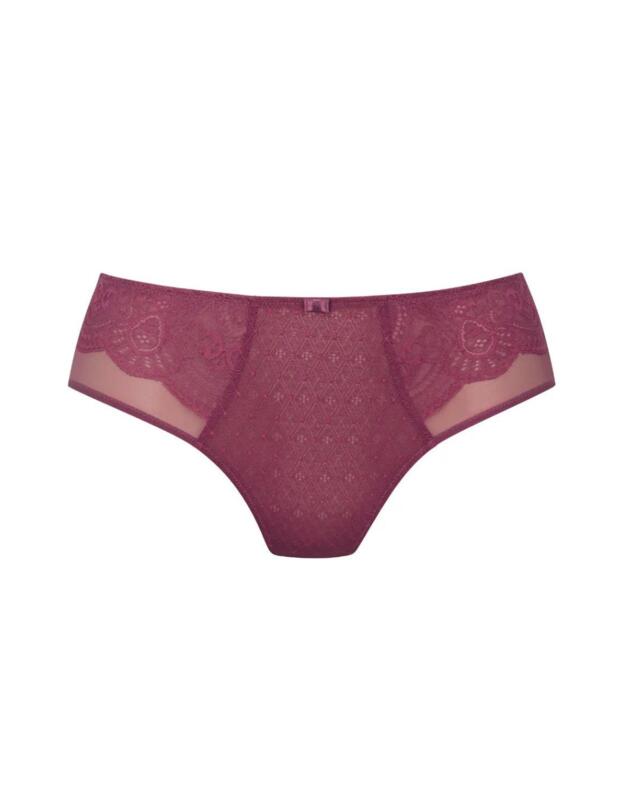 Rosa Faia Selma High-Waist Briefs Purple Wine