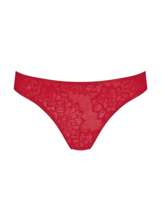 Triumph Fit Smart Tai Brief in Campari
