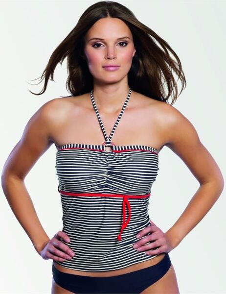 3110 Freya Paris Bandeau Tankini Top - 3110 Stripe