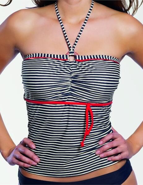 3110 Freya Paris Bandeau Tankini Top - 3110 Stripe