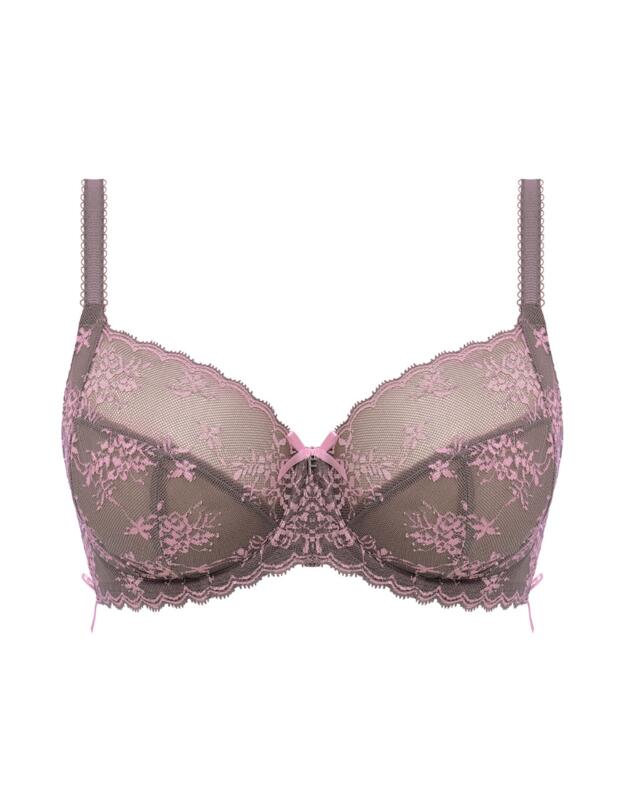 Freya Offbeat Decadence Side Support Bra Grey/Pink