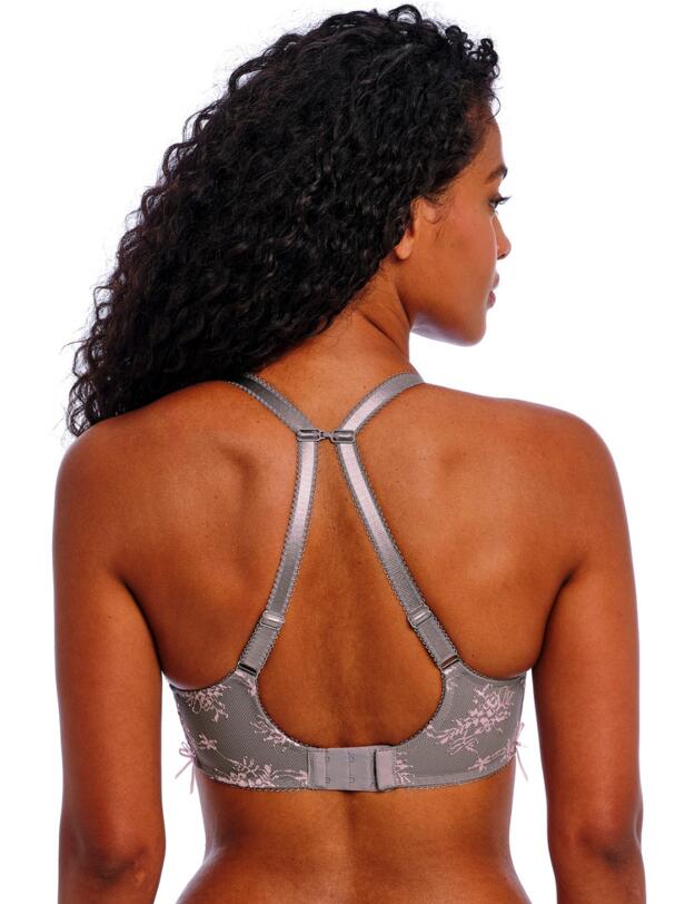 Freya Offbeat Decadence Side Support Bra Grey/Pink