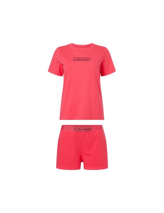 Calvin Klein Reimagined Heritage Pyjama Shorts Set Pink Splendor