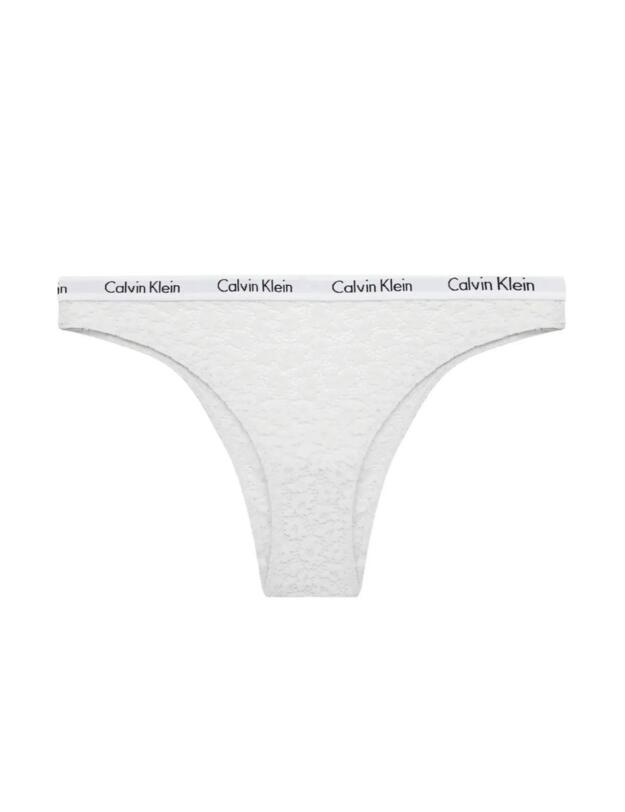 Calvin Klein Carousel Lace Brazilian Briefs Silver Haze