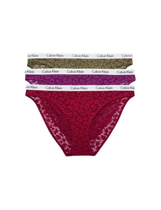 Calvin Klein Carousel 3 Pack Brief Intense Plum/Red Carpet/Olive