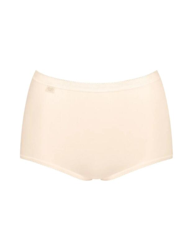 Sloggi Basic+ Maxi Briefs 4 Pack White/Pink/Purple/Cream