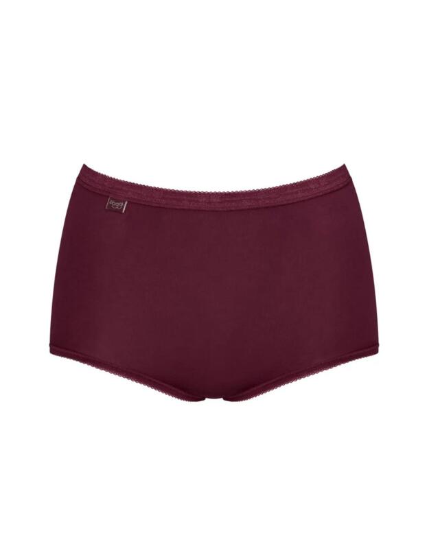 Sloggi Basic+ Maxi Briefs 4 Pack White/Pink/Purple/Cream