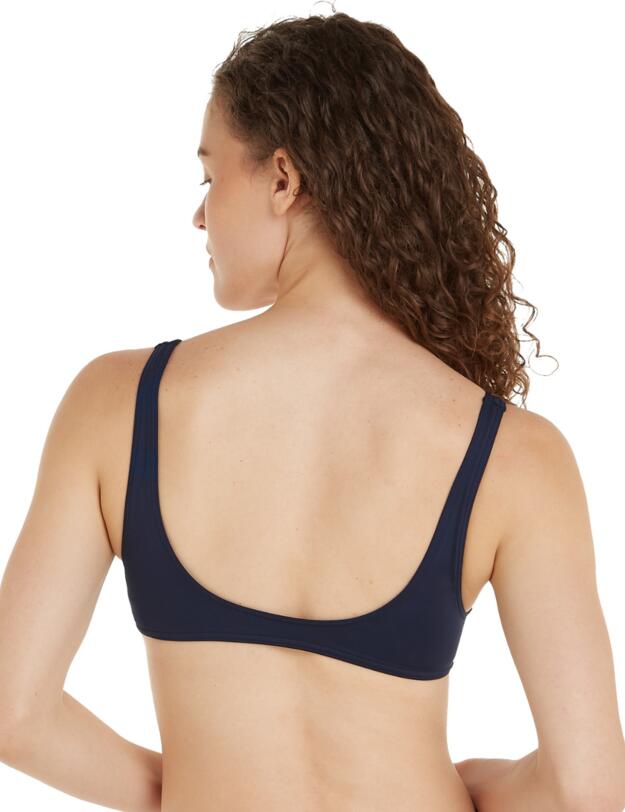 Tommy Hilfiger TJ Heritage Scoop Bralette Bikini Top Dark Night Navy