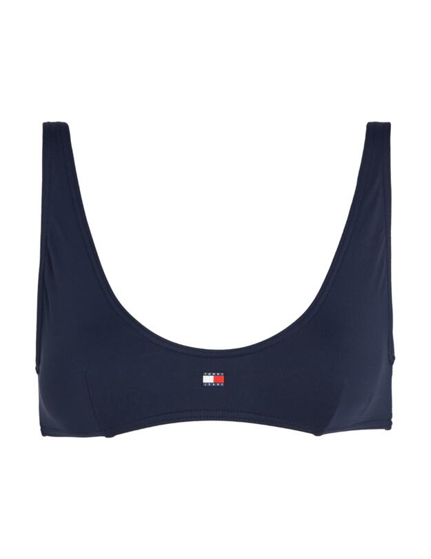 Tommy Hilfiger TJ Heritage Scoop Bralette Bikini Top Dark Night Navy