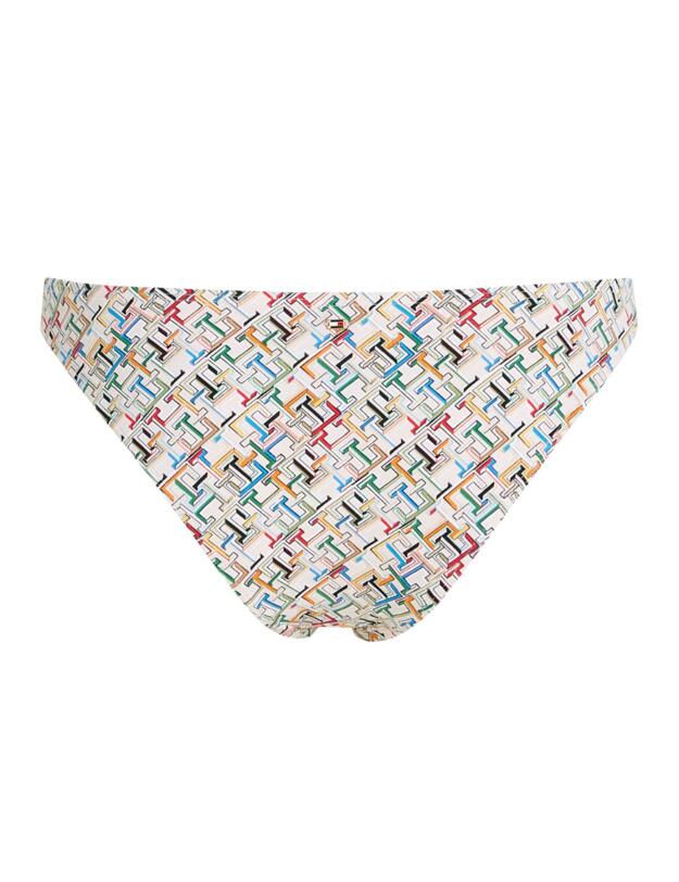 Tommy Hilfiger TH Monogram Cheeky High Leg Bikini Brief TH Multi Monogram Calico
