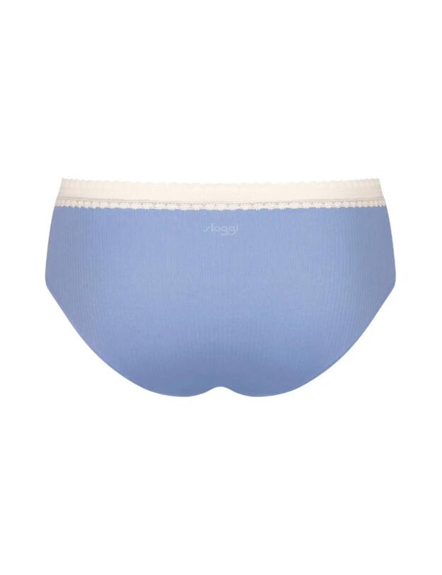 Sloggi Go Ribbed Hipster Briefs 2 Pack Riviera