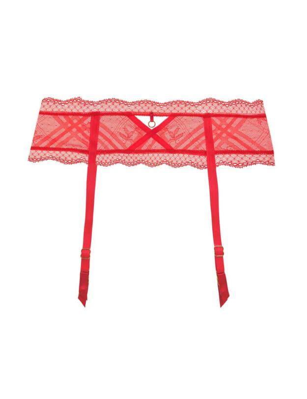 Freya Freya Fatale Suspender Belt  Chilli Red