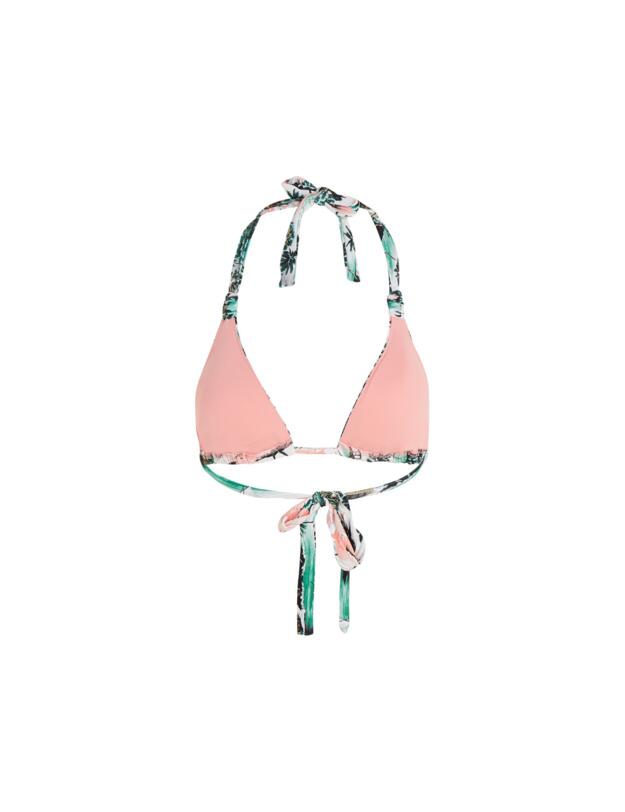 Tommy Hilfiger TJ Heritage Triangle Bikini Top Hawaiian Tickled Pink