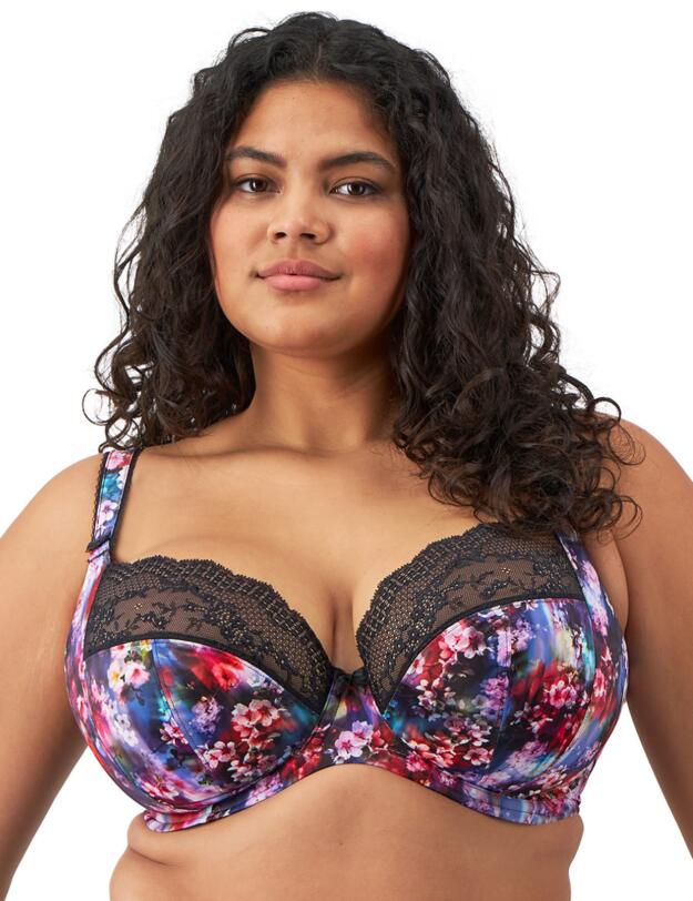 Elomi Lucie Underwired Plunge Bra Cherry Blossom