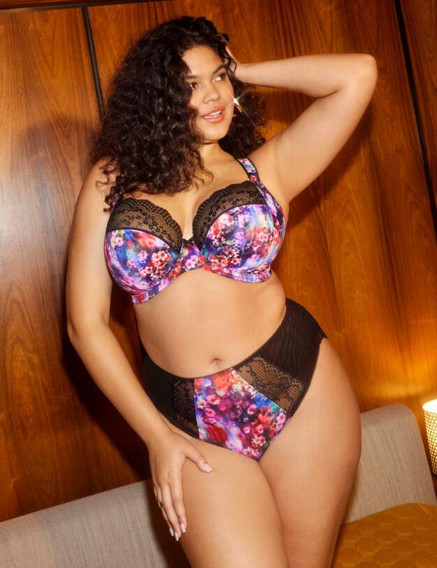 Elomi Lucie High Leg Brief Cherry Blossom