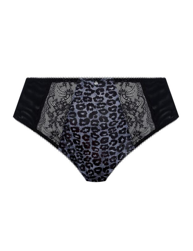 Elomi Morgan High Leg Brief Snow Leopard