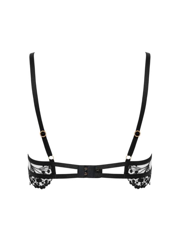 Bluebella Marisa Wired Bra Black/Sheer